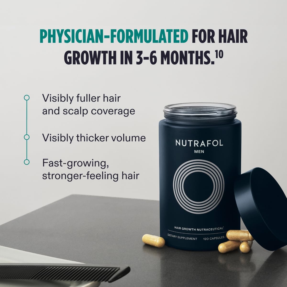 Nutrafol Men's Hair Growth Supplements - 3 Month Supply