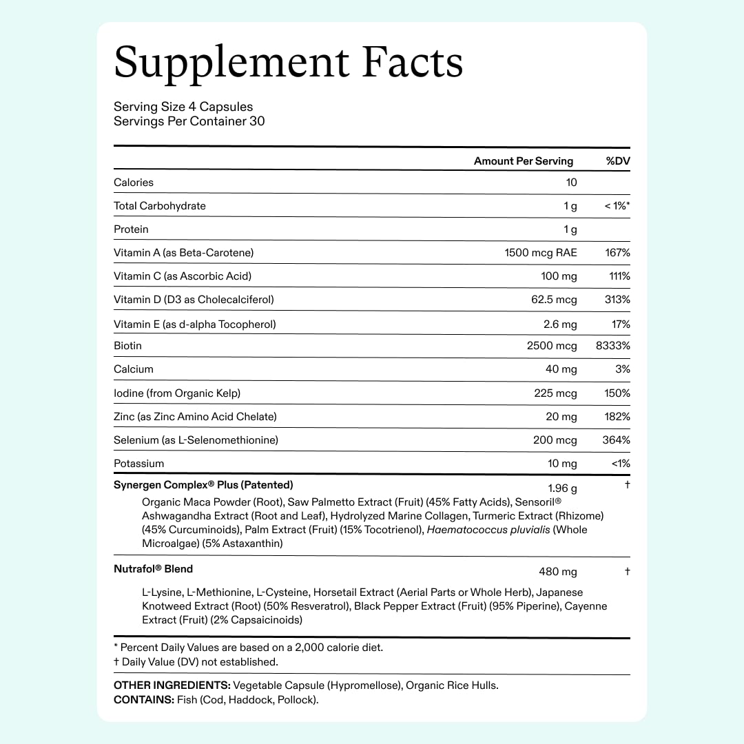 Nutrafol Women's Balance Hair Growth Supplements - 3 Month Supply