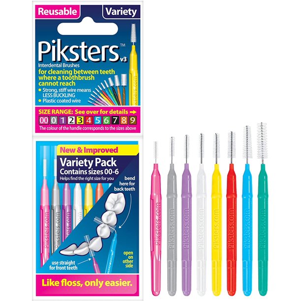 Piksters Interdental Brush Value Pack 8 Brushes